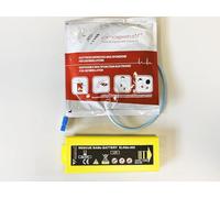 Kit de sustitución electrodos adulto preconectados y batería para desfibrilador Rescue SAMe
