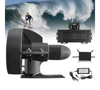 Kit de tabla de surf recargable a chorro, propulsión subacuática de aleta motorizada eléctrica, 288 W 5 km/h para kayak, barco de pesca, tabla de remo