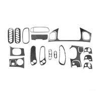 Kit de tablero de fibra de carbono para Corvette C5, para Corvette 1998 a 2004 Interior Trim,Cubiertas de panel de control de fibra de carbono real,C5 para juego de superposición de consola Corvette