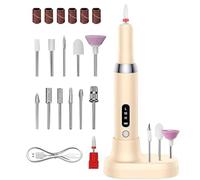 Kit de taladro de uñas, eléctrico con 3 modos, Nail Grinder With Charging Base, Nail Drill Machine For Home and Nail Salon Electric Nail File, Kit de 3 modos de taladro portátil