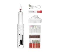 Kit de taladro eléctrico recargable para uñas 3 Velocidades Ajustables,