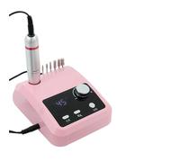 Kit de taladro for uñas 30 W y 45 000 RPM, lijadora torno profesional for con pantalla LCD grande, pulidora eléctrica for manicura(Pink,AU)