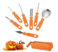 Kit de tallado de calabaza | Accesorios de excavación artesanal | Cinceles para esculpir proyectos para entusiastas Personal escolar Planificador de