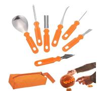 Kit de tallado de calabaza | surtido de herramientas para la víspera de todos los santos | Cinceles para esculpir proyectos para entusiastas planificadores de del personal escolar