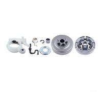 Kit de tambor de embrague de motosierra para MS251 MS231 con piñón de 7 dientes de paso 325, engranajes helicoidales de aceite, manguera y piezas de reparación de rodamientos de aguja
