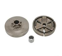 Kit de tambor de embrague de piñón para motosierra china 4500 5200 5800, piezas de repuesto para sierra de 45 cc, 52 cc, 58 cc, incluye embrague, tambor y conjunto de rodamiento de aguja
