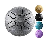 Kit de tambor de lengua de acero - Mini tambor de lluvia de aleación, instrumento musical portátil, herramienta de sonido armónico, equipo de percusión de atención plena, juego de sonido de mano |