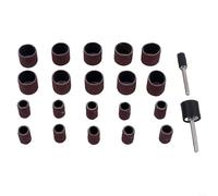 Kit de tambor de lijado de 22 piezas con varillas de extensión para herramienta rotativa, pulido de metal, madera, modelo ámbar para escultura, tallado de raíces, desbarbado, desbarbado y bordes
