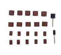 Kit de tambor de lijado de 22 piezas para herramientas giratorias, mandriles de acero con expansión de goma, tambores abrasivos de 8 x 13 mm y 13 x 14 mm para pulido de metal, madera y bricolaje