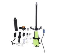 Kit de Tanque de Buceo Portable 0.5L Mini Dispositivo de respiración submarina con filtración de Tres Capas para entusiastas del Buceo y Buzos Profesionales Aviación Aviación (Negro)