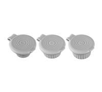 Kit de tapa de drenaje de botellas de 3 piezas - tapas de dispensador abajo para champú, loción y condimentos, un conjunto de protección con adaptadores de