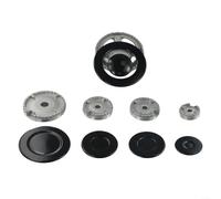 Kit de tapa de quemador de gas de metal y esparcidor de llama para estufas SABAF, incluye 6 estufas con 5 difusores en varios diámetros para quemadores de cocina de gas, eficiencia térmica uniforme de