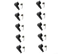 Kit de tapa y resorte de chispas para motosierra MS260 MS360, resistente a altas temperaturas, 1128-405-1000, unidad negra (juego de 10 piezas)
