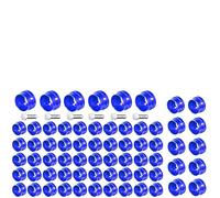 Kit de tapas de culata de motor for motocicletas M8 Twin Cam, cubiertas de pernos for Harley EVO, Sportster, Touring, Road, Electra, Dyna, Street, Glide y Softail.(Blue)