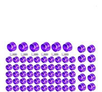 Kit de tapas de culata de motor for motocicletas M8 Twin Cam, cubiertas de pernos for Harley EVO, Sportster, Touring, Road, Electra, Dyna, Street, Glide y Softail.(Lavender)