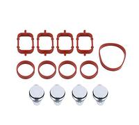 Kit de tapas de remolino de aletas diesel, Akozon Kit de juntas de admisión de tapones de remolinos 4/6pcs 22mm(4pcs)