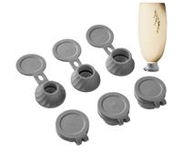 Kit De Tapas De Vaciado De Botellas, Conector De Transferencia De Adaptadores De 6 Piezas, Juego De Botellas Volteadoras De Tapas Invertidas De 3 Tamaños, Obtenga Cada Gota De Lociones, Champús