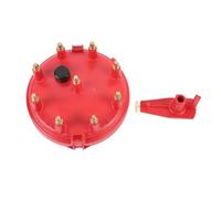 Kit de Tapas y Rotor de Distribuidor 12V DC, Terminales de Latón, Repuesto para E - 150 E - 250, G10 G20 G30 1987-1995 - Alta Salida de Chispa, Resistente a Grietas, Para Vehíc (Día)