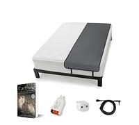 Kit de tapete para dormir con conexión a tierra, como una sábana de tierra para tierra, mejora el sueño con los productos EARTHING de Clint Ober, se adapta a Twin, Twin XL, Full, Queen, King, Cal King