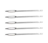 Kit de tapón para neumáticos de coche, herramienta para tapones de neumáticos | Paquete de 5 agujas de repuesto para ojos divididos | Herramienta para tapones de neumáticos para camiones, kit de repar