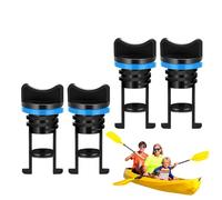 Kit de tapones de drenaje de canoa - Tapón de drenaje para kayak, 4 piezas, juego de repuesto roscado de nailon, adaptador de hardware duradero, accesorio universal de rosca gruesa, diseño de sello de