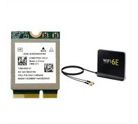 Kit de tarjeta de red inalámbrica MT7927 WiFi7 + antena WiFi6E (tarjeta de red Gigabit)