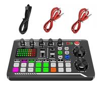 Kit de tarjetas de sonido para micrófono de podcast | Pack completo para streaming, juegos, grabación y canto, compatible con PC, micrófono de podcasting para un rendimiento de audio de calidad