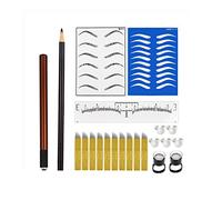 Kit de tatuaje ATOMUS Microblading con práctica de la piel Kit de tatuaje de cejas Set de maquillaje semipermanente Kit de herramientas de entrenamiento de cejas Microblading