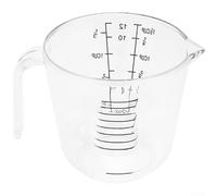 Kit de taza medidora de plástico con boca ancha y boquilla triangular para un flujo suave y goteos mínimos (B)