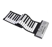 Kit De Teclado De Piano Piano Electrónico De Silicona Con 61 Teclas Enrolladas A Mano Con Altavoz Para Principiantes Versión En Inglés