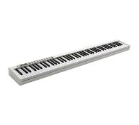 Kit De Teclado De Piano Piano Electrónico Portátil De 88 Teclas Para Principiantes Y Adultos Que Imita Martillos Pesados(White)