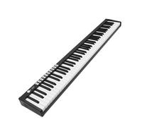 Kit De Teclado De Piano Piano Electrónico Portátil De 88 Teclas Para Principiantes Y Adultos Que Imita Martillos Pesados(Black)