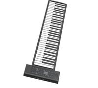 Kit De Teclado De Piano Piano Electrónico Portátil Para Principiantes Y Adultos Enrollado A Mano 61 Teclas Inglés