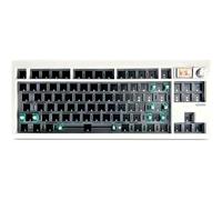 Kit de teclado mecánico GMK87 para juegos, con intercambio en caliente para Win/Mac (blanco)