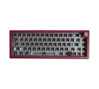 Kit de teclado mecánico, teclado GMk67, teclado de computadora con interruptores marrones, teclado mecánico retroiluminado RGB, teclado de juego de 67 teclas con perilla multimedia, teclado de computa