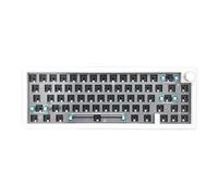 Kit de teclado mecánico, teclado GMk67, teclado de computadora con interruptores marrones, teclado mecánico retroiluminado RGB, teclado de juego de 67 teclas con perilla multimedia, teclado de computa