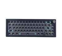 Kit de teclado mecánico, teclado GMk67, teclado de computadora con interruptores marrones, teclado mecánico retroiluminado RGB, teclado de juego de 67 teclas con perilla multimedia, teclado de computa