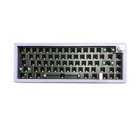Kit de teclado mecánico, teclado GMk67, teclado de computadora con interruptores marrones, teclado mecánico retroiluminado RGB, teclado de juego de 67 teclas con perilla multimedia, teclado de computa