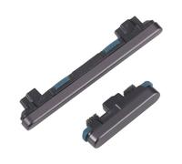 Kit de teclas compatible con Google Pixel 7A GWKK3 GHL1X G0DZQ G82U8 teclas exteriores laterales tecla encendido power on off + botón control volumen side keys (negro)