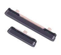 Kit de teclas compatible con Samsung Galaxy S24+ Pus 5G SM-S926B S926B S926 Botones exteriores laterales tecla encendido power on off + botón control volumen side keys (negro)