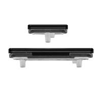 Kit de teclas compatible con Samsung Galaxy Samsung Galaxy A8 (2018) A530 A530F con botones externos laterales de encendido Power On Off + botón control volumen side keys (negro)