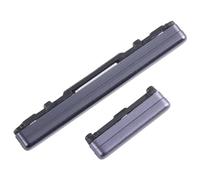 Kit de teclas compatible con Samsung Galaxy Tab S7 FE SM-T730 / T733 / T736B / T735 teclas externas laterales botón encendido apagado + botón de control de volumen (negro)