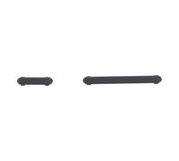 Kit de teclas compatible con Samsung Galaxy Tab S7 FE T730/T733/T736B, teclas externas laterales, botón de encendido power on off + botón control volumen (Mystic Black)