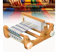 Kit de tejido, máquina de tejer a mano, marco de tejido de 20 cm para posavasos, manteles individuales, bolsas de tela, telar de mesa multimanualidades