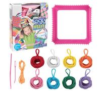 Kit de tejido para principiantes - Cintas trenzadas de, accesorios de arte creativo, juego divertido para niños a partir de 5 años, para la escuela, fiestas, casa