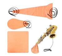 Kit de tela de limpieza de saxofón, kit de hisopos de limpieza de saxofón,Herramienta de limpiador de instrumentos saxofonos | Kit de hisopo de instrumentos musicales suaves para el hogar, actuaciones