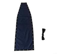 Kit de tela de repuesto para silla columpio colgante de Textilene, varias piezas, incluyendo cuerda y bolsa lateral para una instalación segura (1 pieza sin bolsillos)