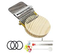 Kit de Telar de Punto - Herramientas Completas de Parche de de Ganchillo, Kit de reparación de Manualidades, Herramienta de Punto versátil con diseño portátil, Kit de Telar de para Ropa