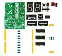 Kit de temporizador electrónico de cuenta regresiva de 99 segundos CC 5 V, entrada de alimentación, juego completo de componentes de bricolaje, PCB compacto de 54 x 43 mm, montaje de soldadura para