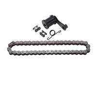 Kit de tensor de rodillos de cadena de aleación de acero de servicio con enlaces 42L y maestro de cadena 420 para 212cc 196cc 6.5hp bicicletas compatibles con PowerSports CT200U